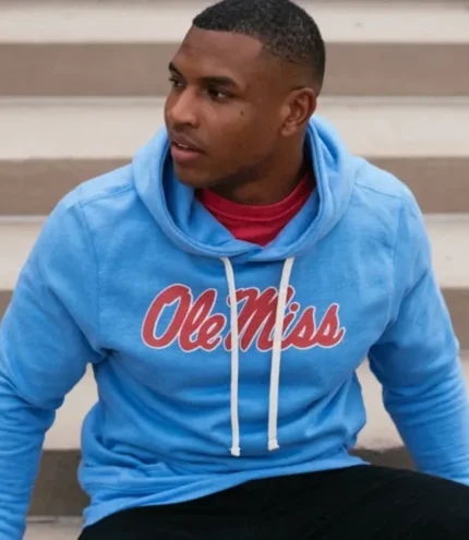 Ole Miss Classic Script Blue Hoodie