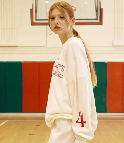 PacSun x Stranger Things Upside Down White Crew Sweatshirt