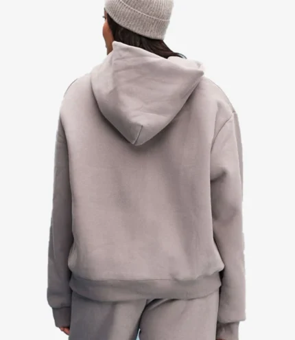 Parke Monochrome Varsity Fleece Zip-Up Light Blue & Grey Hoodie 2026