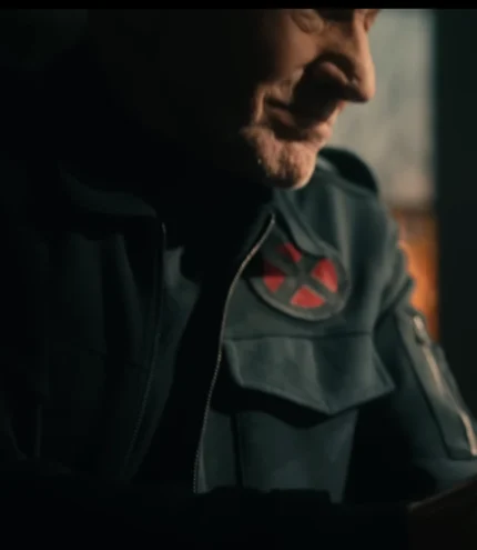 Unisex Patrick Stewart Avengers Doomsday Professor Charles Xavier Black Leather Jacket