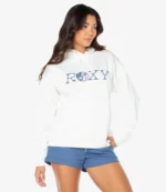 Roxy Wailea Pink and White Hoodie For Men & Women