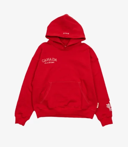 Unisex SCA x Hockey Canada Red Classic Terry Pullover Hoodie