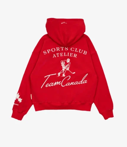 SCA x Hockey Canada Red Classic Terry Pullover Hoodie