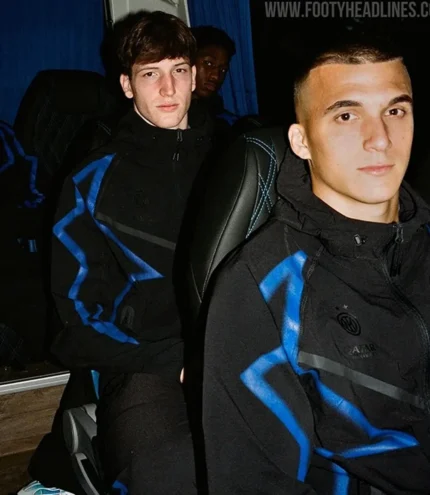 The Inter Milan x One Block Down Nike Tech Black Hooded Jacket
