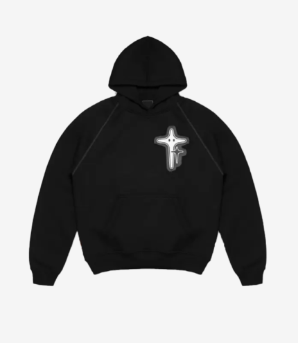 Tymlus Starzy Black Hoodie For Unisex