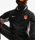 2026 Chelsea F.C. Nike Repel Strike Black Hooded Jacket For Unisex