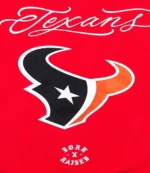 Born x Raised Red Houston Texans Fine Line Hoodie For Unisex