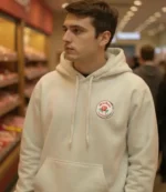 De La Rosa Mazapan Beige Pullover Hoodie in Fleece For Unisex