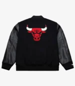 Derrick Rose Chicago Bulls Black Retirement Letterman Full-Snap Jacket