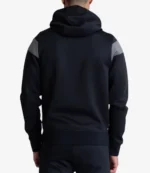 Emmerdale August 2025 Grey Chest Panel LUKE 1977 Black Baldur Zipper Hoodie For Unisex