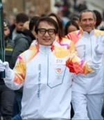 Jackie Chan Torch Relay 2026 Milano Cortina Olympics Flame Jacket Unisex