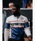 Micah Richards 2025 Baller League UK 2025 Final Four Red Blue White Leather Varsity Patch Logo Jacket For Men & Women