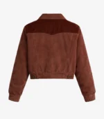 Natalia Dyer Stranger Things TV Series S05 Nancy Wheeler Corduroy Jacket For Unisex