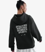 Nike Everyone Watches Sports Nike Black by TOGETHXR Pullover Hoodie