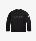 Polo Ralph Lauren 2026 Team USA Winter Olympics Black Fleece Mockneck Sweatshirt For Unisex