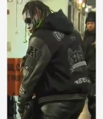 Quincy Williams Joker All The Right x New York Jets Black Varsity For Unisex