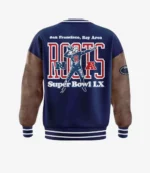 Roots Super Bowl LX 2026 San Fransisco Bay Area Varsity Jacket For Unisex