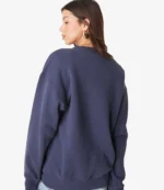 Salty Tennis Crewneck Blue Sweatshirt For Unisex