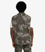 Wrangler x Stranger Things TV Series S05 Camo Full Zip Vest – Green Camo & Grey Camo For Unisex