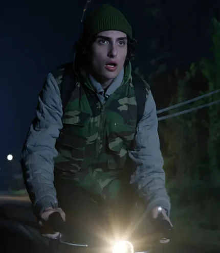 Unisex Wrangler x Stranger Things TV Series S05 Camo Full Zip Vest – Green Camo & Grey Camo