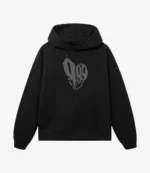 Unisex Xxx tentacion Heart Black Hoodie
