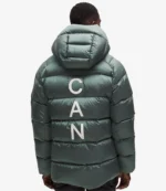 lululemon Winter Olympics 2026 Team Canada Green Hooded Puffer Jacket