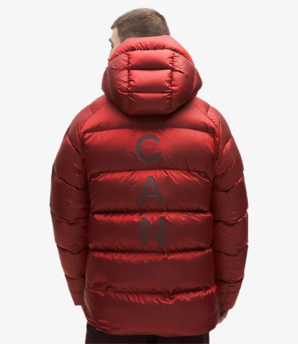 lululemon Winter Olympics 2026 Team Canada Red Hooded Puffer Jacket