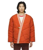 Adidas Orange Clot Wrap Puffer Jacket by Edison Chen