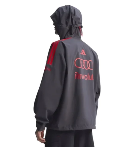 Adidas x Audi Revolut F1 Team Mechanics Hooded Full-Zip Rain Jacket