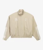 Unisex Adidas x Willy Chavarria Compton Cowboys Chino Beige Track Jacket