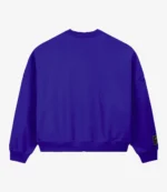 Adidas x Willy Chavarria Star Logo Crewneck Blue Sweatshirt