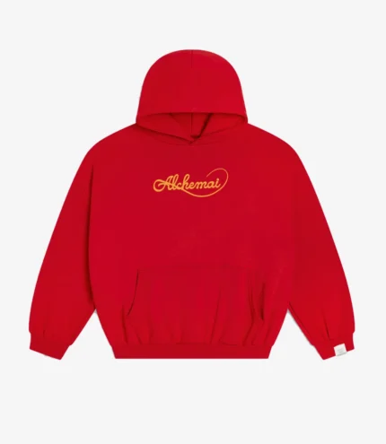 Unisex Alchemai Year of the Horse Red Hoodie