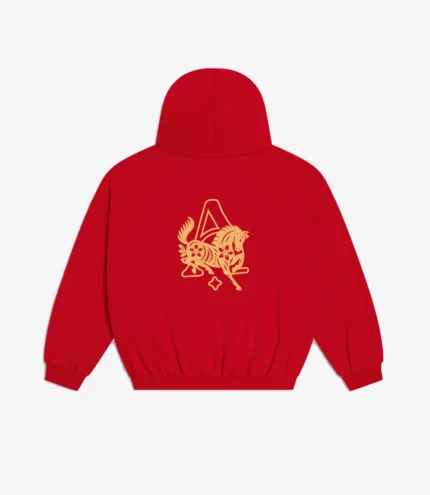Alchemai Year of the Horse Red Hoodie