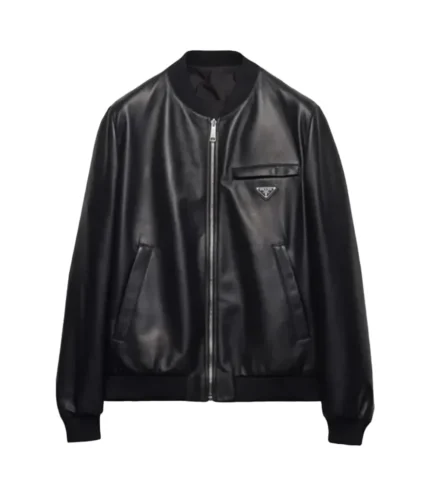 American Idol 2026 Lionel Richie Black Leather Bomber Jacket