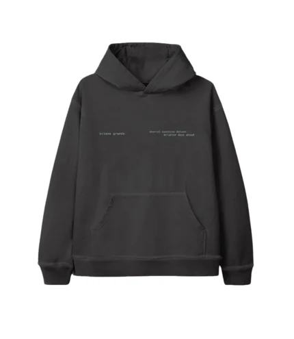 Ariana Grande Brighter Days Ascend Grey Pullover Hoodie For Unisex