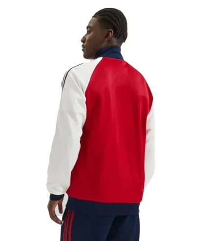 Arsenal Adidas 25-26 Red & White Track Jacket