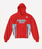 Bad Bunny PR Puerto Rico Hoodie Red