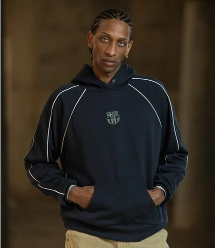 Unisex Barça Aftermatch Collection Grey Hoodie