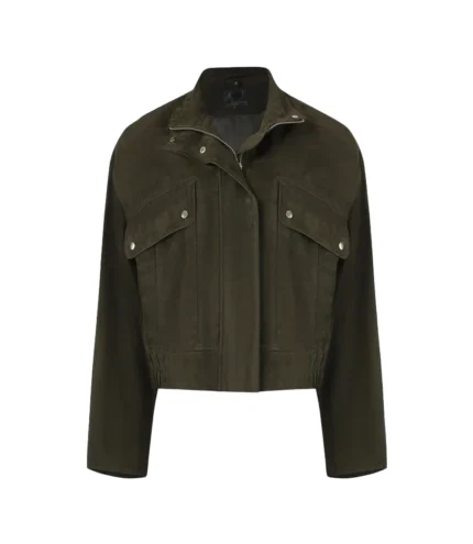 Unisex Bod And Christensen Suede Leather Jacket