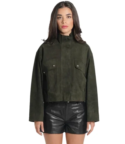 Bod And Christensen Suede Leather Jacket