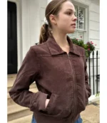 Unisex Brandy Melville Brown Stasia Corduroy Jacket