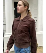 Brandy Melville Brown Stasia Corduroy Jacket