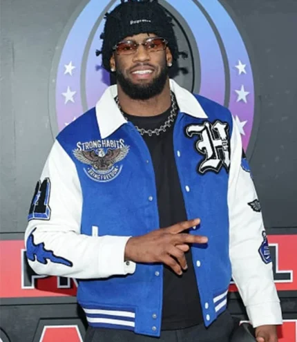 Unisex Brian Burns Strong Habits Bring Freedom 2026 Varsity Jacket