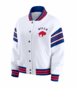 Buffalo Bills WEAR by Erin Andrews Full-Snap Fleece Sweatshirt Jacket 2