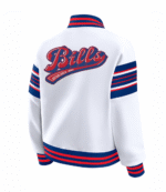 Buffalo Bills WEAR by Erin Andrews Full-Snap Fleece Sweatshirt Jacket 3