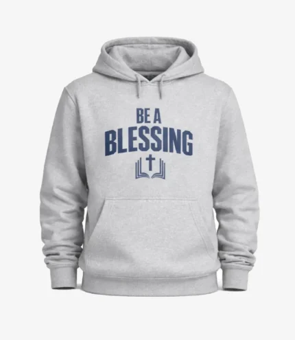 Drake Maye Super Bowl LX Be A Blessing Grey Hoodie