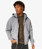 Unisex Hollister Oracle Red Bull Racing Zipper Up Hoodie