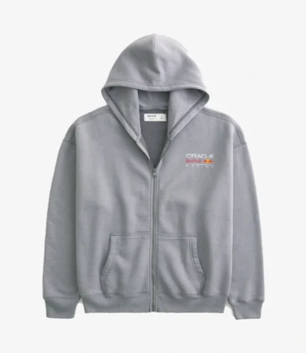 Hollister Oracle Red Bull Racing Zipper Up Hoodie