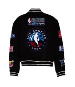 Jeff Hamilton NBA All-Star 2026 Black Wool Varsity Jacket