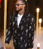 Unisex Jersey Retirement Ceremony 2026 Derrick Rose Black Embroidered Blazer